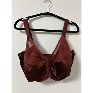 Elomi‎ Cate EL4030 Underwire Full Cup Banded Bra in Raisin Size 38M